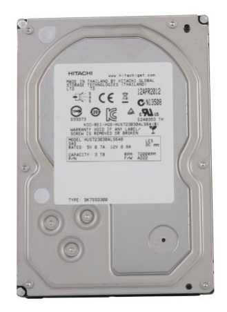 HDD SAS 3TB 7200RPM 6GB/S 64MB 7K3000 0B26311 HITACHI