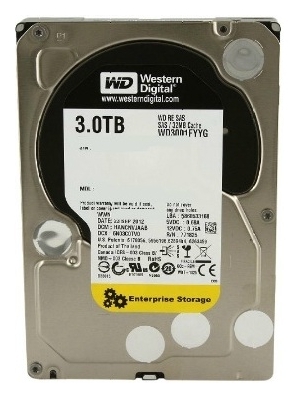HDD SAS 3TB 7200RPM 6GB/S 32MB WD3001FYYG WDC